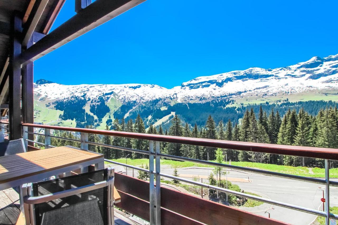 Private Penthouse 2-Bed Apartment, Ski In And Out In 5* Flaine Residence Dış mekan fotoğraf