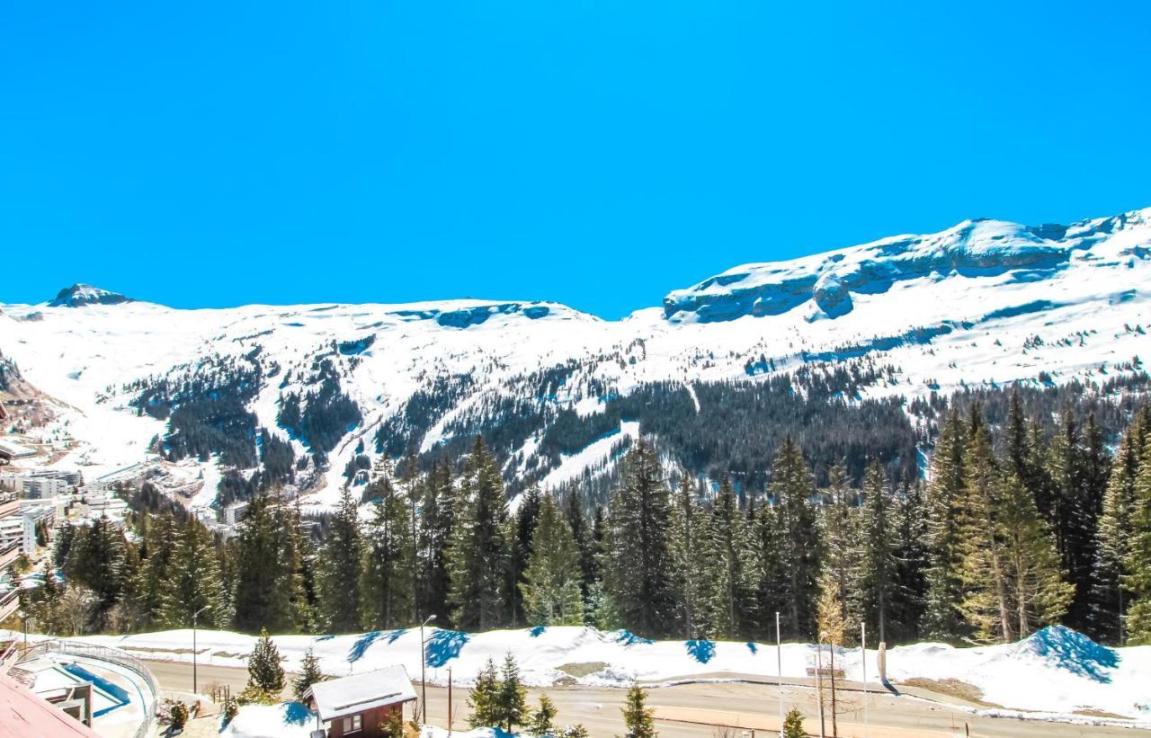 Private Penthouse 2-Bed Apartment, Ski In And Out In 5* Flaine Residence Dış mekan fotoğraf