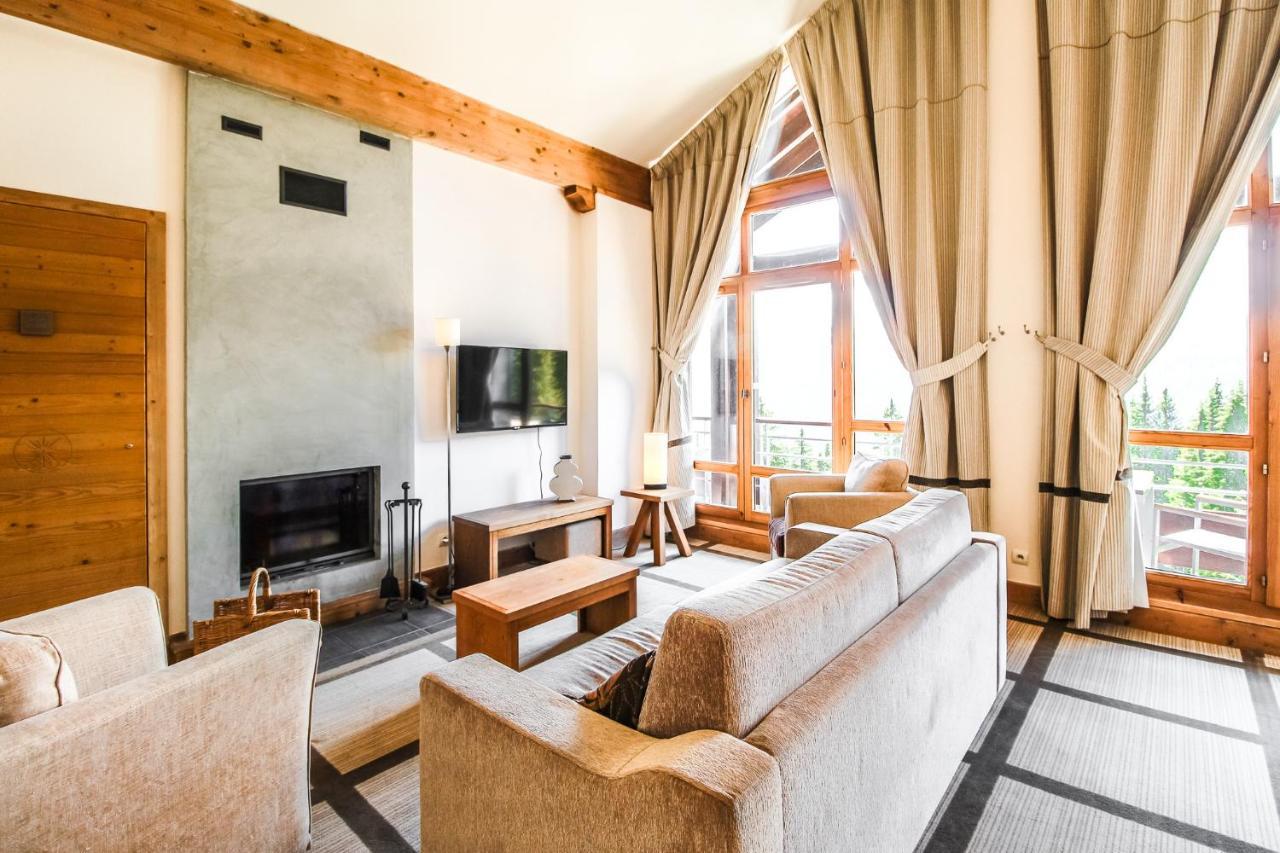 Private Penthouse 2-Bed Apartment, Ski In And Out In 5* Flaine Residence Dış mekan fotoğraf