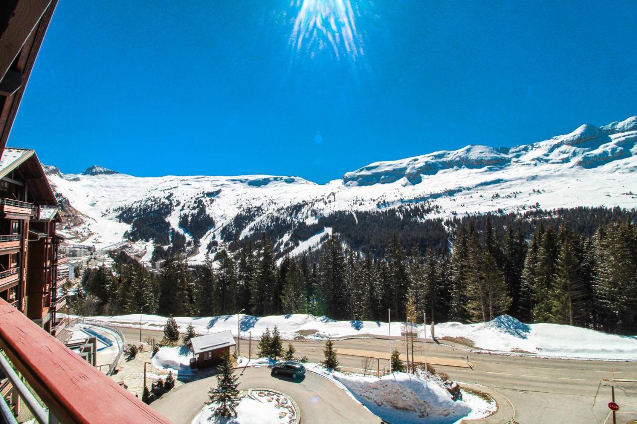 Private Penthouse 2-Bed Apartment, Ski In And Out In 5* Flaine Residence Dış mekan fotoğraf