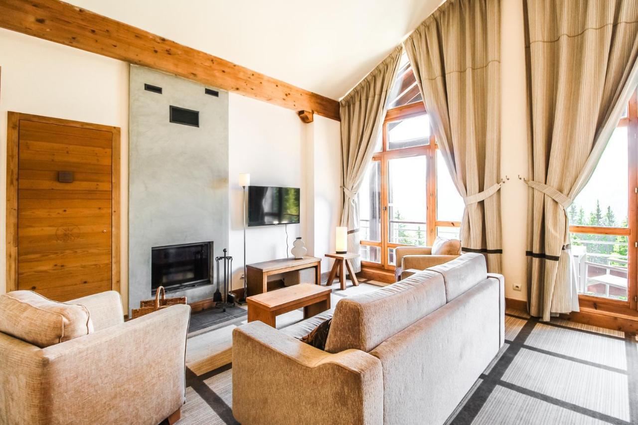 Private Penthouse 2-Bed Apartment, Ski In And Out In 5* Flaine Residence Dış mekan fotoğraf